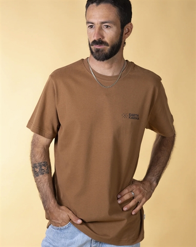 Elsk - Karma Brushed T-Shirt - Hazel Brown